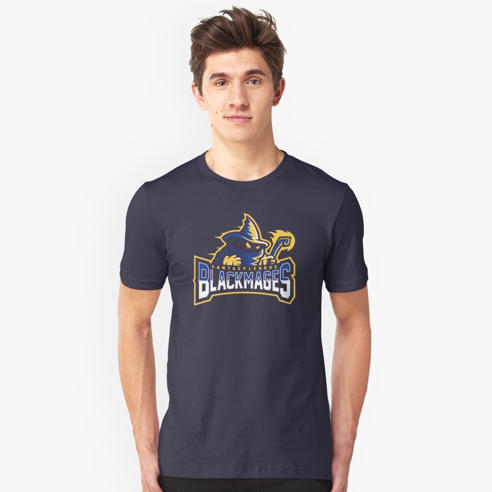 Fantasy League Black Mages Slim Fit T-Shirt