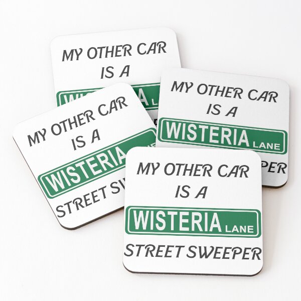 Item preview, My Other Car Is A Wisteria Lane Street Sweeper designed and sold by zarshirts.