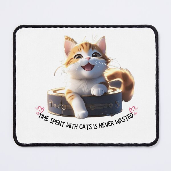 Item preview, Time Spent With a Cat designed and sold by pUNKnown.