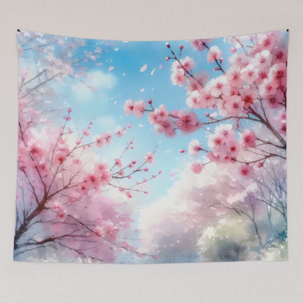 Item preview, Cherry Blossoms ,Cherry Tree, Spring Blossom, Sakura Tree, Watercolor Cherry designed and sold by stylishdzign.