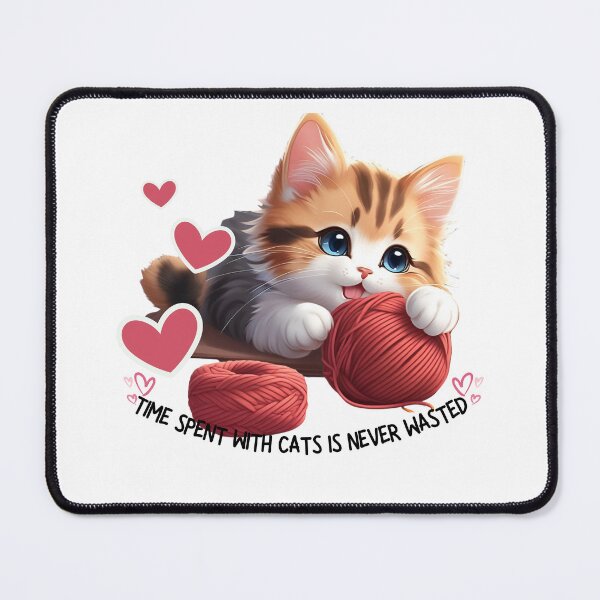 Item preview, Time Spent With a Cat designed and sold by pUNKnown.