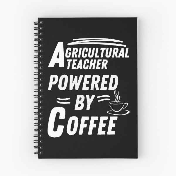 Item preview, agricultural teacher powered by coffee designed and sold by annoying-shirts.
