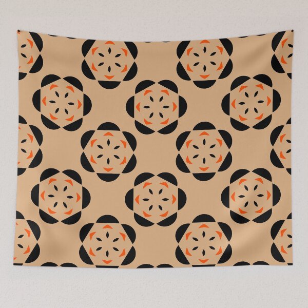 Item preview, Geometric Flower Pattern 2 designed and sold by KeksWorkroom.