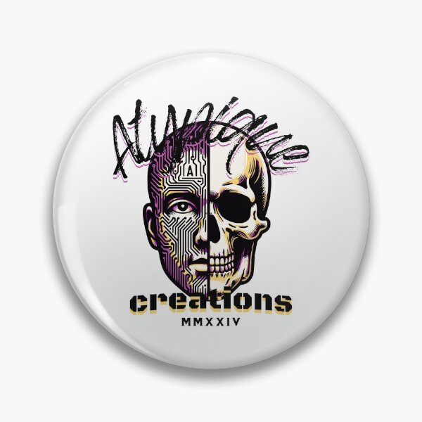 Item preview, Atypique Creations MMXXIV half AI, half Skull designed and sold by JonathanP514.