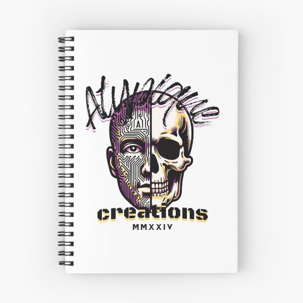 Item preview, Atypique Creations MMXXIV mitad IA, mitad Calavera designed and sold by JonathanP514.