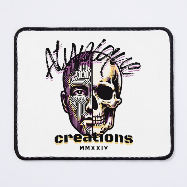 Item preview, Atypique Creations MMXXIV half AI, half Skull designed and sold by JonathanP514.