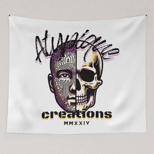Item preview, Atypique Creations MMXXIV half AI, half Skull designed and sold by JonathanP514.