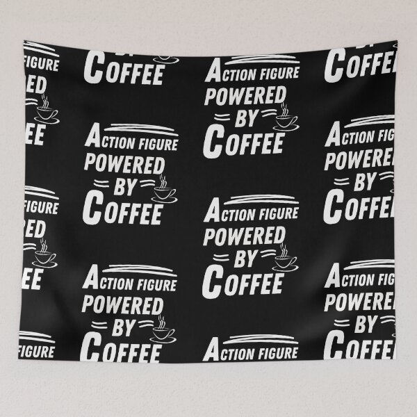Item preview, action figure powered by coffee designed and sold by annoying-shirts.