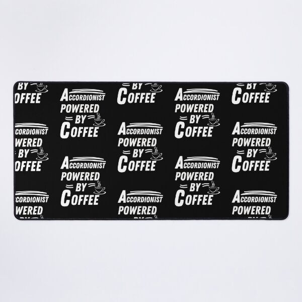 Item preview, Accordionist powered by coffee designed and sold by annoying-shirts.