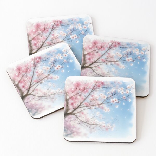 Item preview, Cherry Blossoms ,Cherry Tree, Spring Blossom, Sakura Tree, Watercolor Cherry designed and sold by stylishdzign.