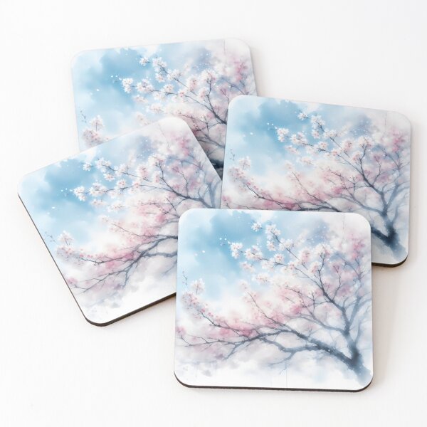 Item preview, Cherry Blossoms ,Cherry Tree, Spring Blossom, Sakura Tree, Watercolor Cherry designed and sold by stylishdzign.