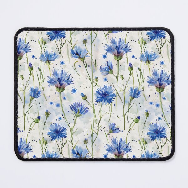 Item preview, Watercolor Cornflowers designed and sold by junkydotcom.