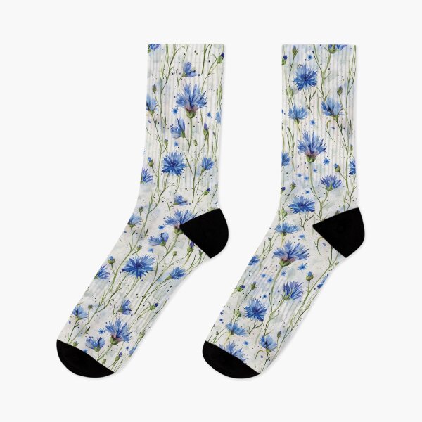 Item preview, Watercolor Cornflowers designed and sold by junkydotcom.