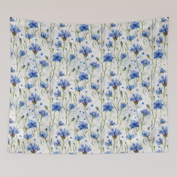 Item preview, Watercolor Cornflowers designed and sold by junkydotcom.