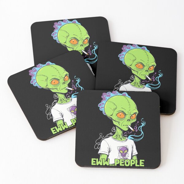 Item preview, Funny alien saying eww...people designed and sold by LuminOrb.