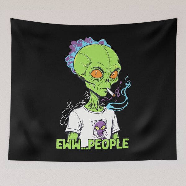 Item preview, Funny alien saying eww...people designed and sold by LuminOrb.