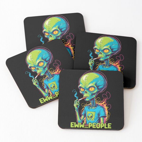 Item preview, Funny Alien Saying Eww People Humor designed and sold by LuminOrb.