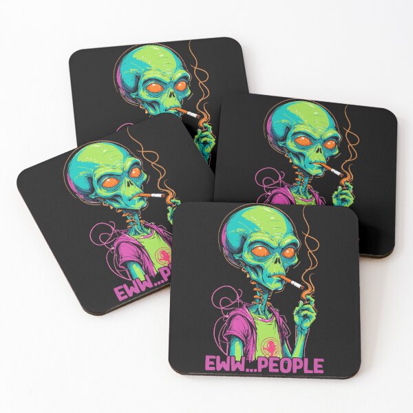 Item preview, Funny Alien Saying Eww People Humor designed and sold by LuminOrb.