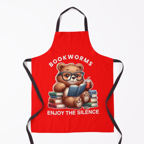 Item preview, Bookworms enjoy the silence  designed and sold by TeddybearClub.