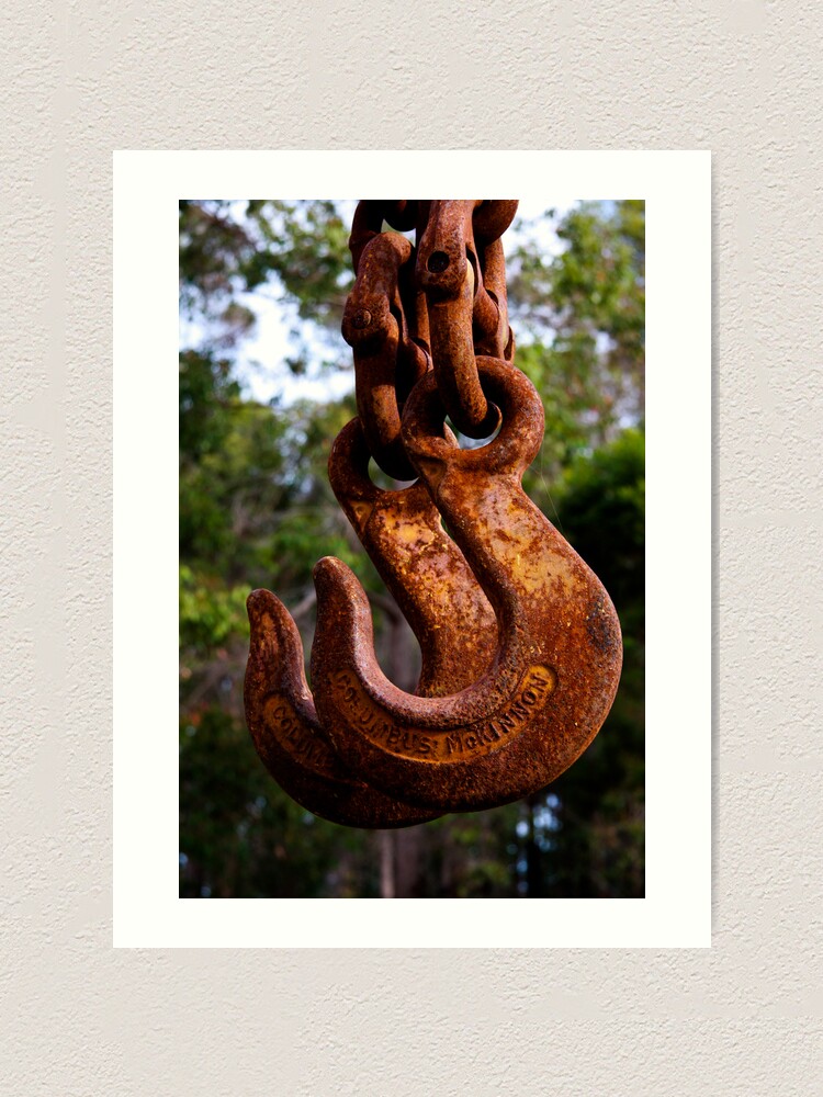 Alternate view of Crane hooks Art Print