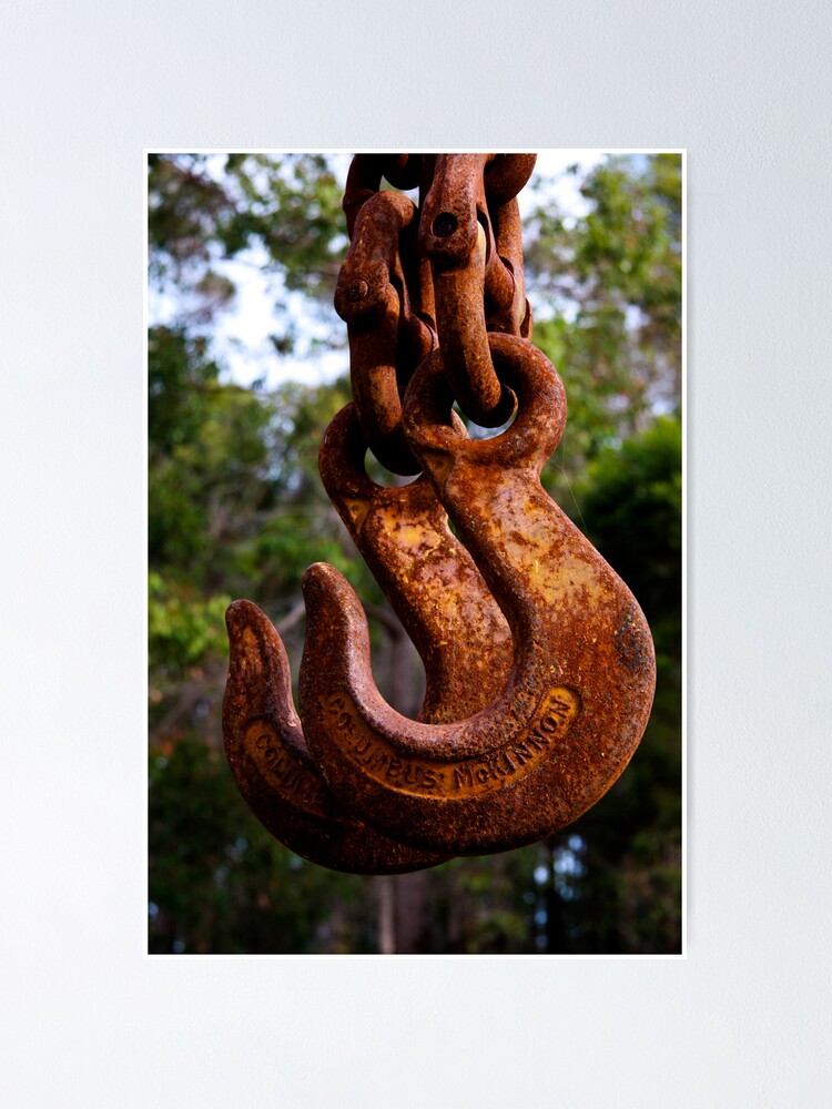 Alternate view of Crane hooks Poster