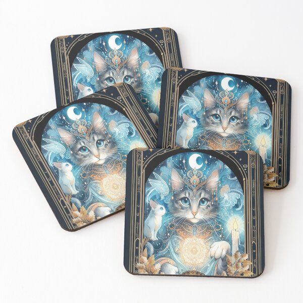 Item preview, CAT TAROT: The High Priestess designed and sold by Venta Mix  JellycientArt.