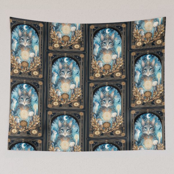 Item preview, CAT TAROT: The High Priestess designed and sold by Venta Mix  JellycientArt.