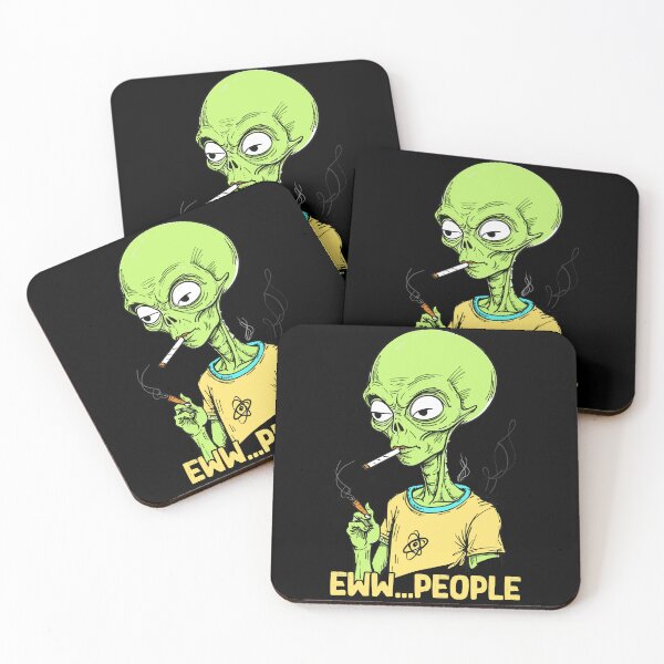 Item preview, Funny alien saying Eww People designed and sold by LuminOrb.