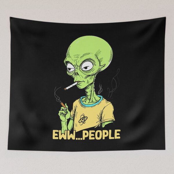 Item preview, Funny alien saying Eww People designed and sold by LuminOrb.