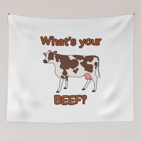 Item preview, What's your beef? - Funny designed and sold by Ghoof-Wear.