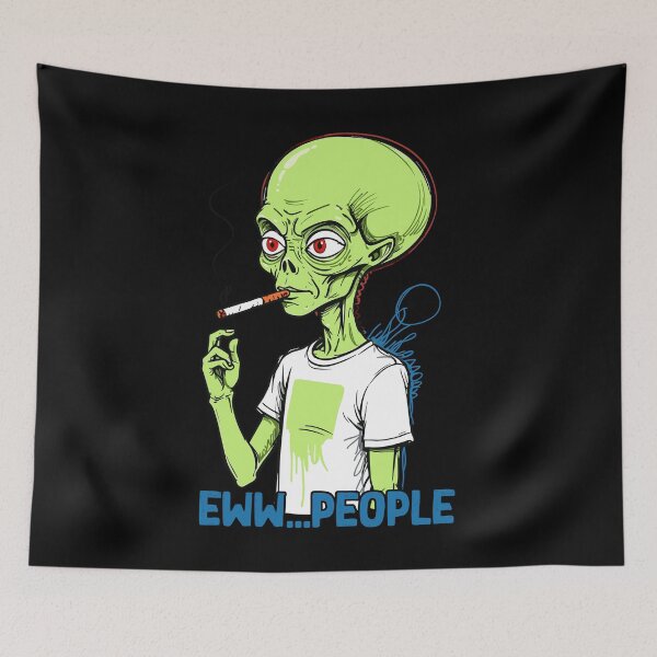 Item preview, Funny alien saying Eww People designed and sold by LuminOrb.