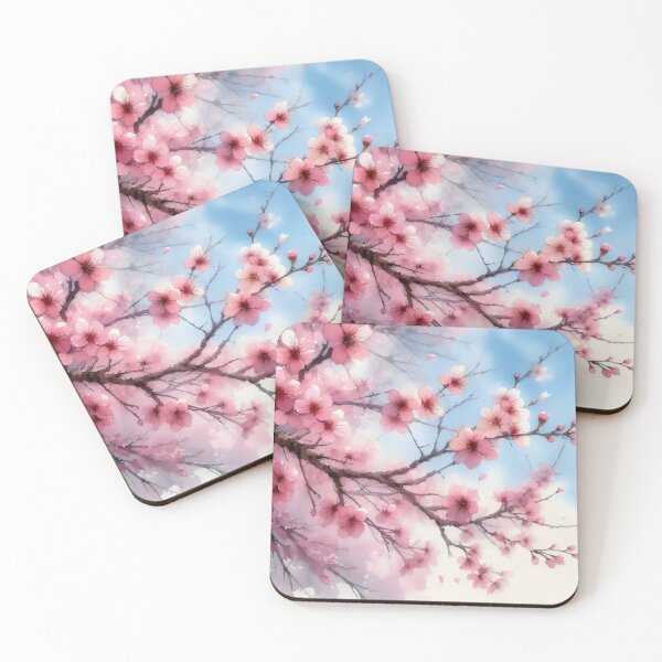 Item preview, Cherry Blossoms ,Cherry Tree, Spring Blossom, Sakura Tree, Watercolor Cherry designed and sold by stylishdzign.