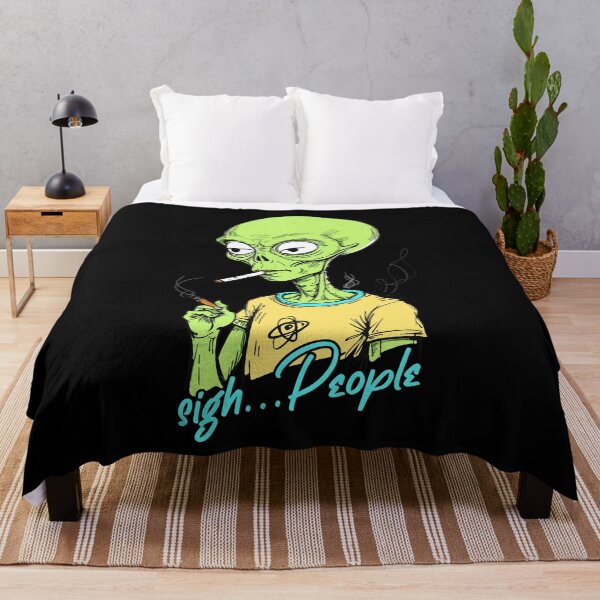 Item preview, Funny alien saying sigh...People designed and sold by LuminOrb.