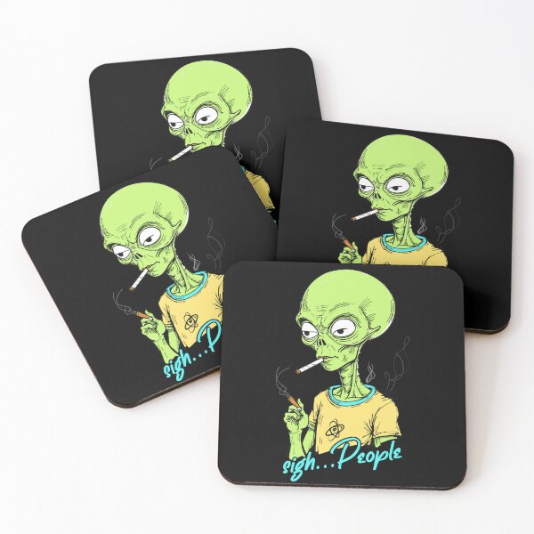 Item preview, Funny alien saying sigh...People designed and sold by LuminOrb.