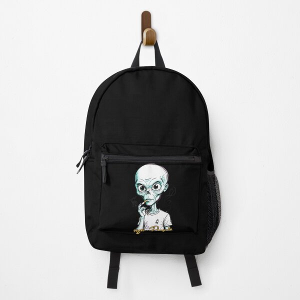 Item preview, Funny alien saying cigarette smoking designed and sold by LuminOrb.