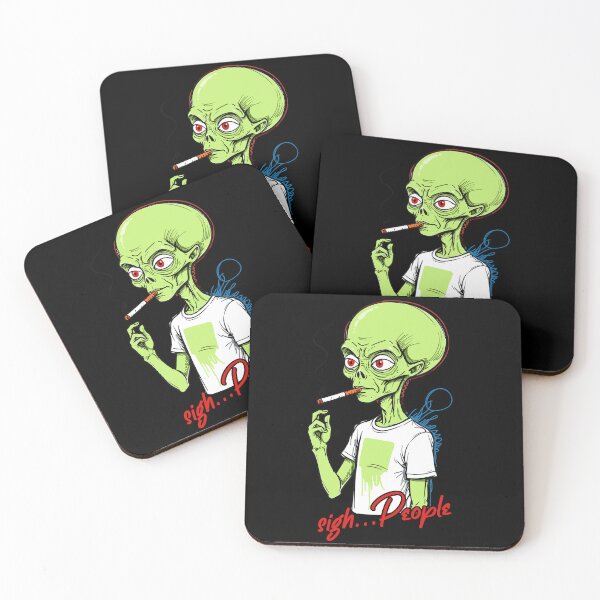 Item preview, Funny alien saying sigh...People designed and sold by LuminOrb.