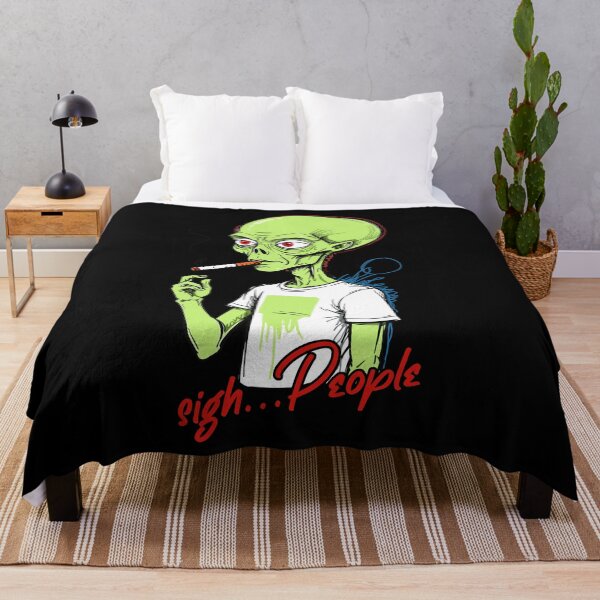 Item preview, Funny alien saying sigh...People designed and sold by LuminOrb.