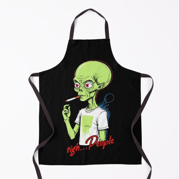 Item preview, Funny alien saying sigh...People designed and sold by LuminOrb.