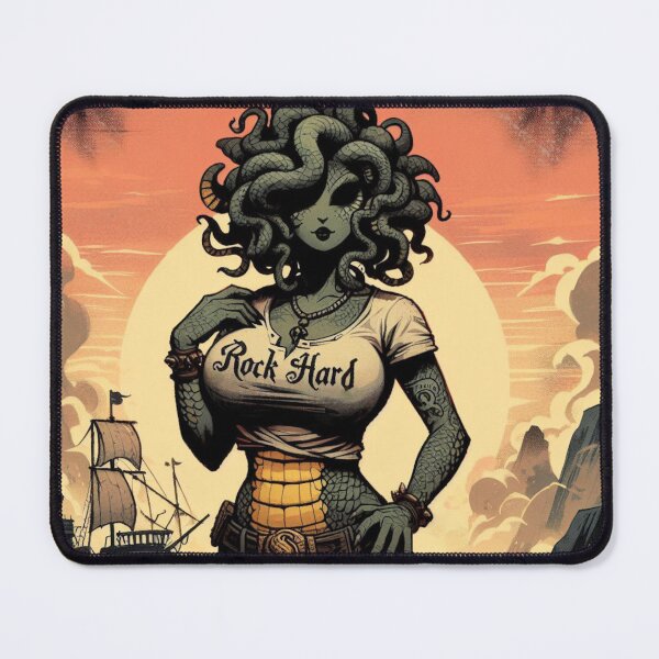 Item preview, Sexy Bad Gorgon Medusa Greek Lady designed and sold by smilinskulldsgn.