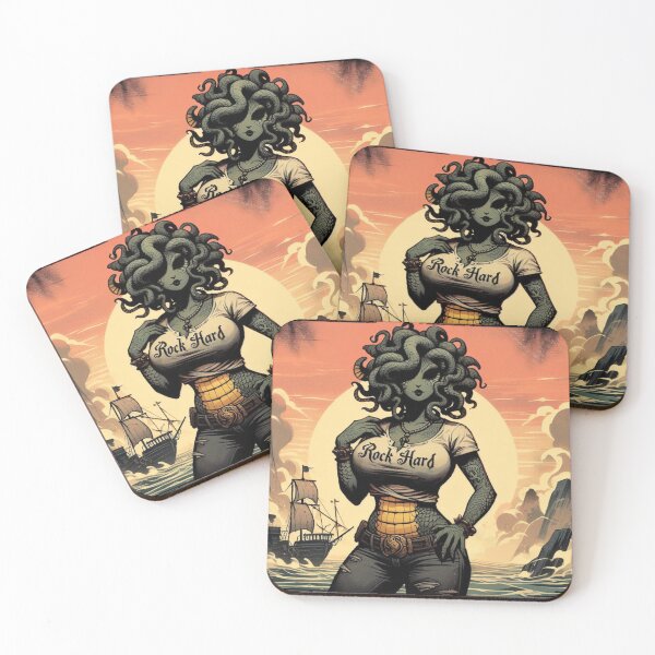Item preview, Sexy Bad Gorgon Medusa Greek Lady designed and sold by smilinskulldsgn.