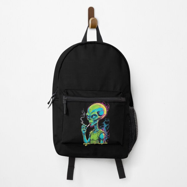 Item preview, Funny alien saying cigarette smoking designed and sold by LuminOrb.