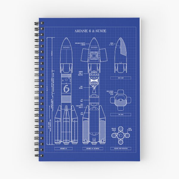 Item preview, Ariane 6 &  SUSIE (Blueprint) Vertical Version designed and sold by BGALAXY.