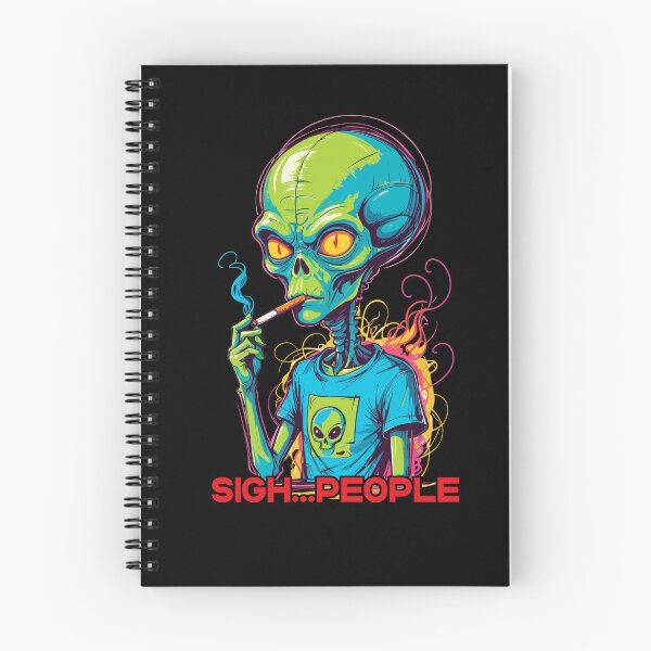 Item preview, Funny alien saying sigh...People designed and sold by LuminOrb.