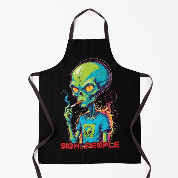 Item preview, Funny alien saying sigh...People designed and sold by LuminOrb.