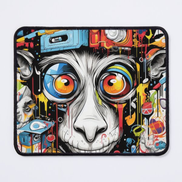 Item preview, Grafitti Inspiration Streetart Monkey graffiti geometry designed and sold by Toms Tee.