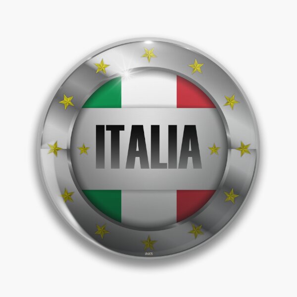 Item preview, ITALY Italia Flag Shield Sticker T-Shirt 01 designed and sold by LocationInks.