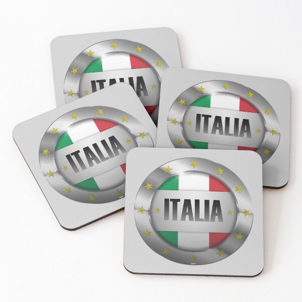 Item preview, ITALY Italia Flag Shield Sticker T-Shirt 01 designed and sold by LocationInks.