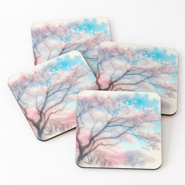 Item preview, Cherry Blossoms ,Cherry Tree, Spring Blossom, Sakura Tree, Watercolor Cherry designed and sold by stylishdzign.