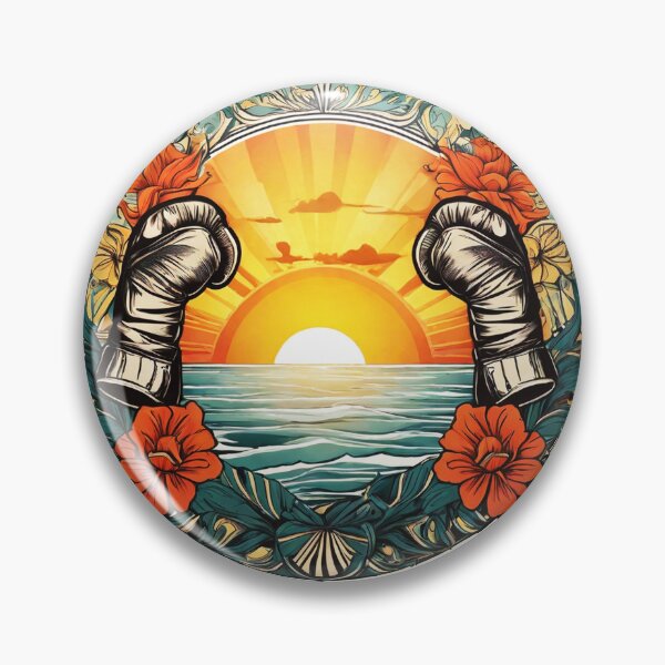 Item preview, Fighting Gloves at Sunset on a Hawaiian Beach with Orchids designed and sold by NautiChic.