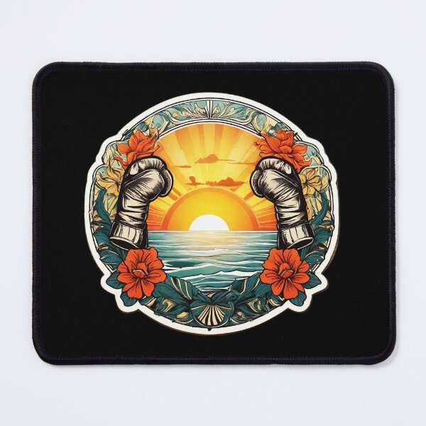 Item preview, Fighting Gloves at Sunset on a Hawaiian Beach with Orchids designed and sold by NautiChic.